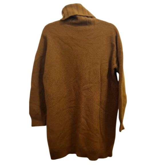 Madwell Foldover Turtleneck Sweater Dress Size XL - Picture 4 of 11